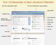 uCertify PrepKit for Oracle exam 1Z0-031 screenshot